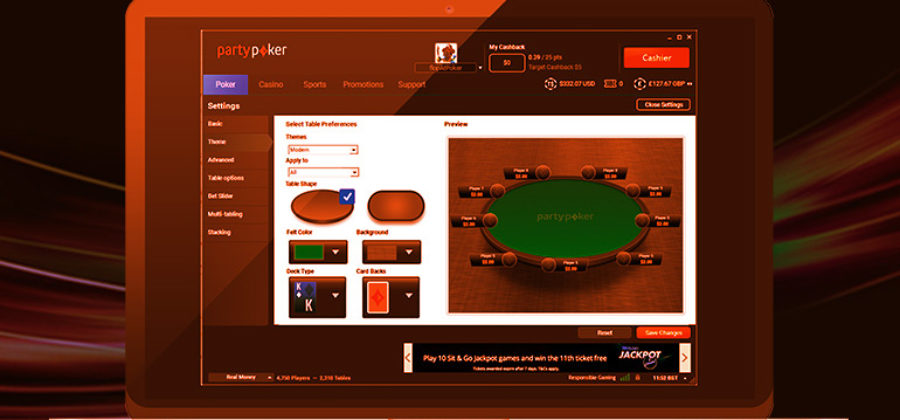  PartyPoker - the best room with modern software 